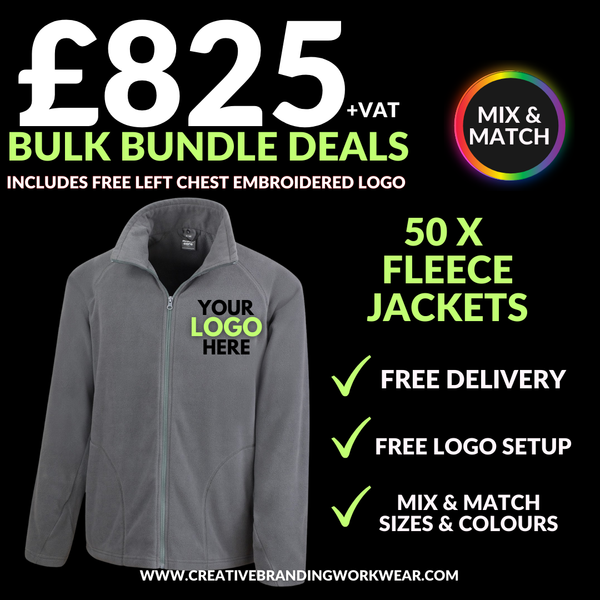 50 FLEECE JACKETS BUNDLE