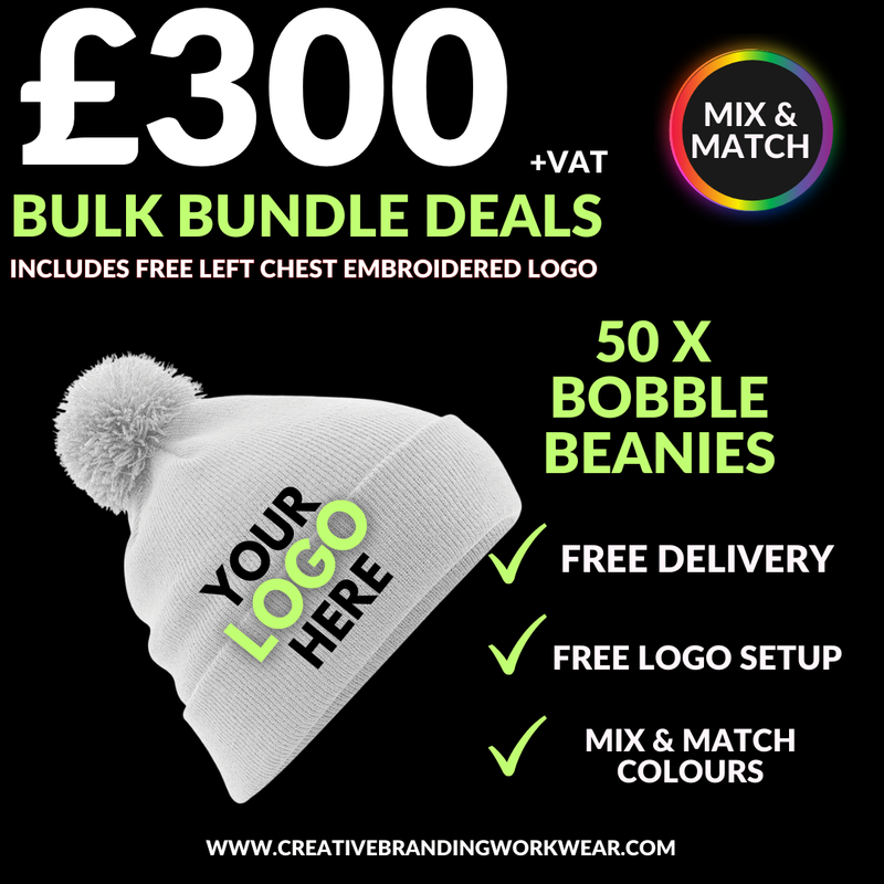 50 BOBBLE BEANIE BUNDLE