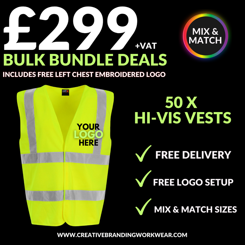 50 HI-VIS VEST BUNDLE DEAL