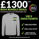 100 SWEATSHIRT BUNDLE