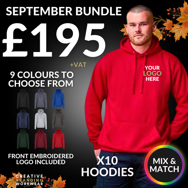 10 HOODIES BUNDLE DEAL