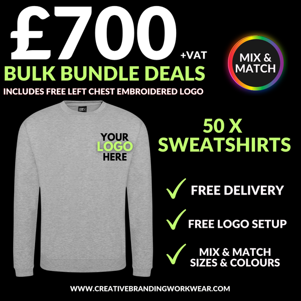 50 SWEATSHIRT BUNDLE