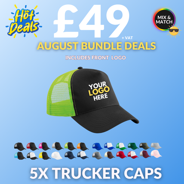 5 X TRUCKER CAPS
