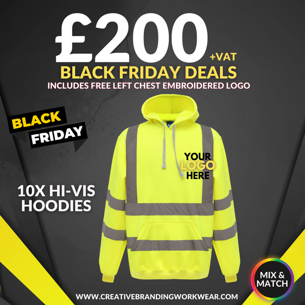 10 HI-VIS HOODIE BUNDLE