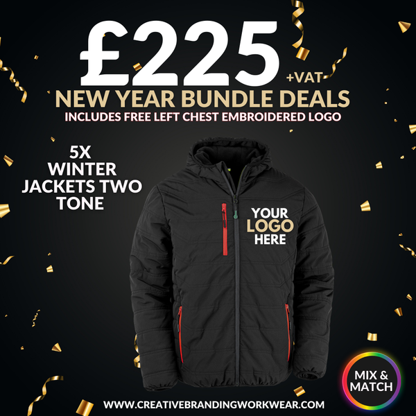 5 TWO TONE WINTER PADDED JACKET BUNDLE