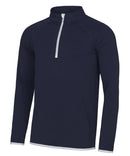 Performance Two Tone Quarter Zip