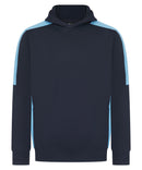 Contrast Polyester Hoodie