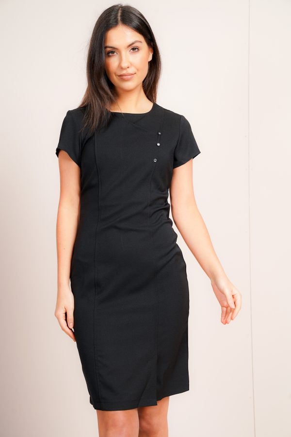 Fitted Tunic Dress with Crystal Detail