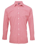 Men's Gingham Check Long Sleeve Shirt