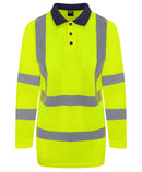 Hi Vis Long Sleeve Polo