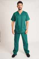 Unisex Plain Smart Scrub Top