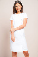 Fitted Tunic Dress with Crystal Detail